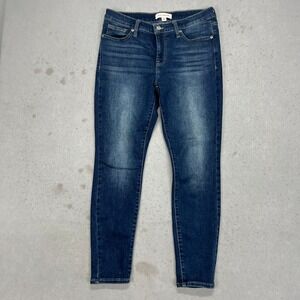 Lucky Brand Ava Mid Rise Skinny Jeans Womens 8/29 Dark Wash Stretch Denim